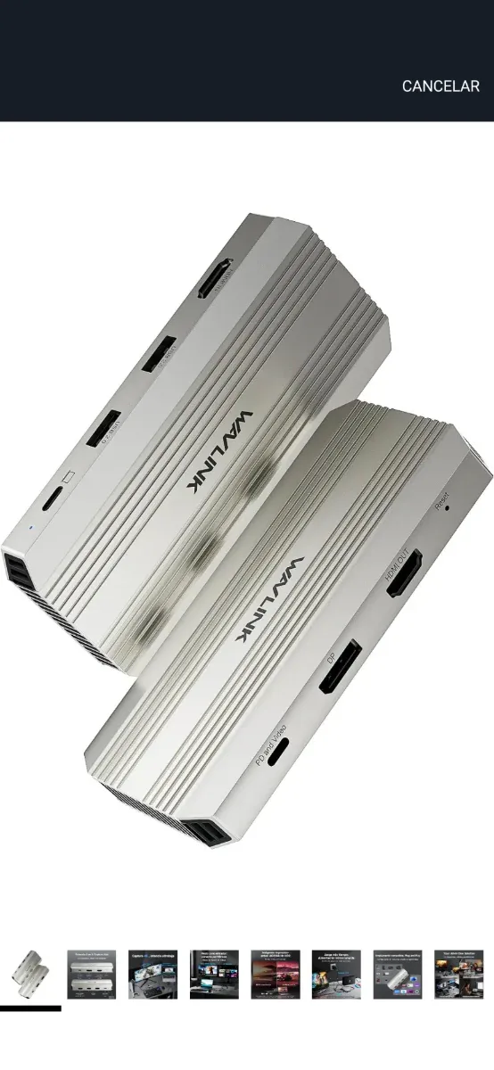 Capturadora de video 4K 144Hz HDR WAVLINK