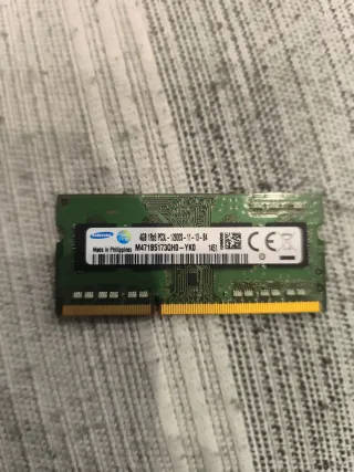Memoria RAM Samsung DDR3 SODIMM 4GB