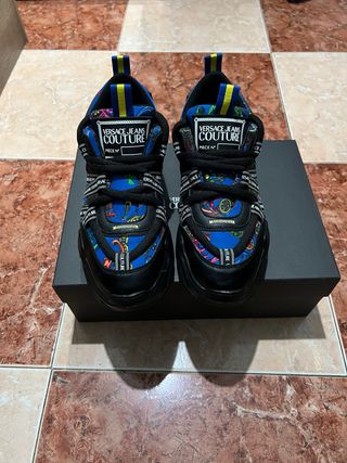 Botines Versace Jeans Couture Negro/Azul