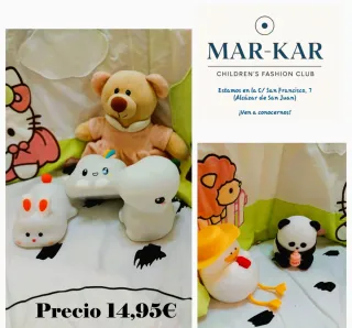 Lámparas infantiles (osito, nube, panda)