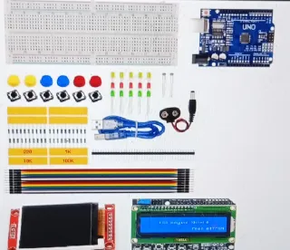 Kit Arduino UNO con Pantalla y Teclado