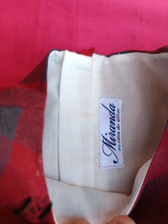 Vestido Miranda 2 años cuadros