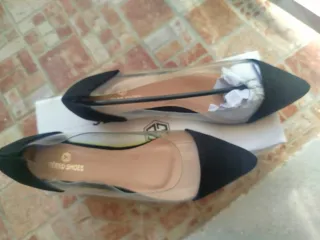 Bailarinas transparentes negras talla 36