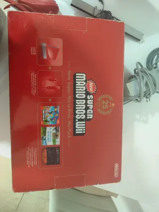 Nintendo Wii Roja Edición 25 Aniversario + Juegos