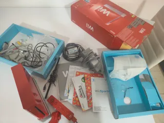 Nintendo Wii Roja Edición 25 Aniversario + Juegos