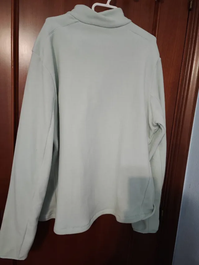 Sudadera Quechua Verde Media Cremallera