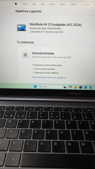 MacBook Air 13 M3 16GB 256GB