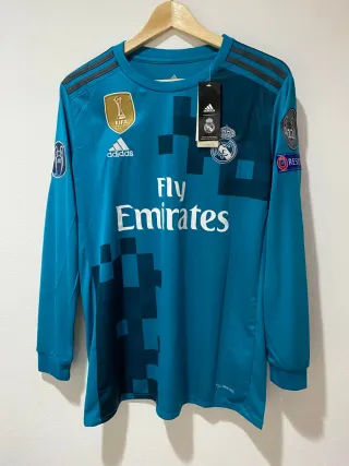 Camiseta Real Madrid 17/18 Adidas manga Larga