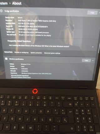 Lenovo legión 5 AMD Gen 10