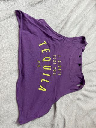 Camiseta morada Tequila