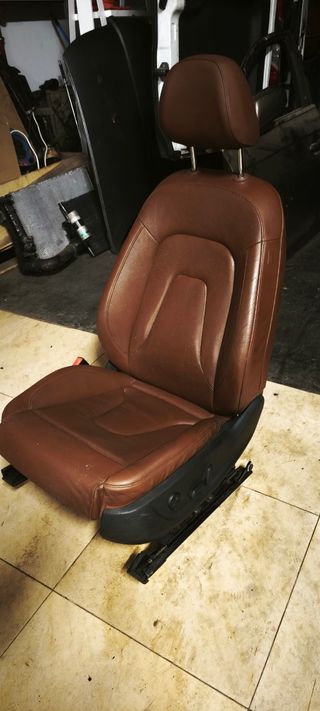 Asiento Conductor Audi A4 B8 Cuero Marrón