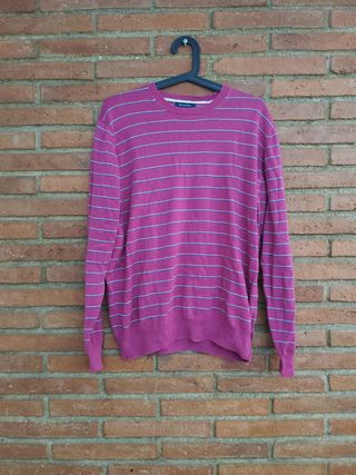 Jersey Massimo Dutti Rayas Rosas