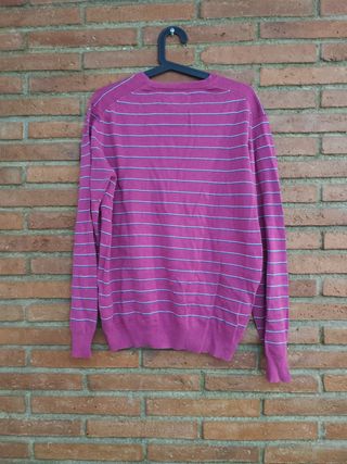 Jersey Massimo Dutti Rayas Rosas