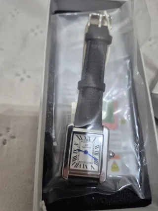 Reloj Pablo Raez Rectangular Negro/Plata