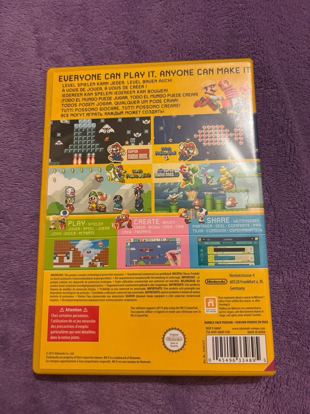 Super Mario Maker Wii U