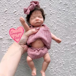 Bebé reborn silicona flexible 