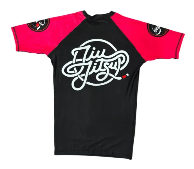 Rasguard Jiu Jitsu Brasileño Negro y Rosa