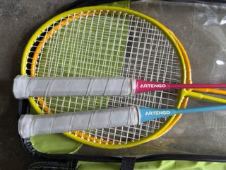 Set de bádminton con palas y red