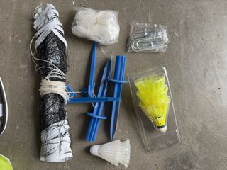 Set de bádminton con palas y red