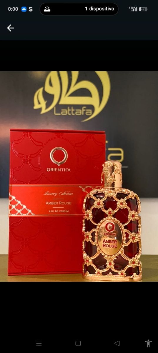 Perfume Lattafa Orientica Amber Rouge