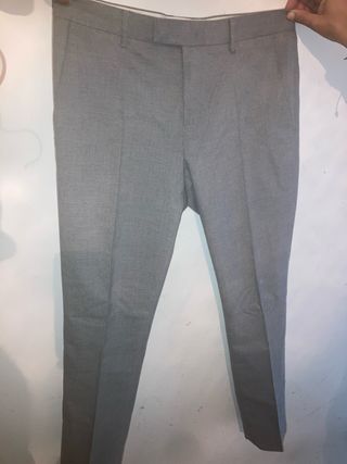 Traje 3 piezas River Island Gris