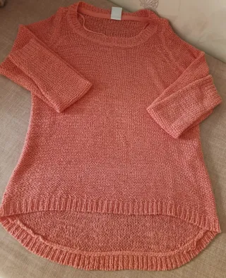 Jersey de punto ,talla xs  Color coral.