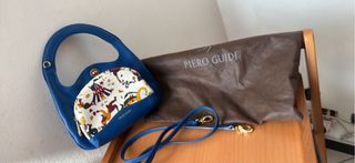 Borsa Piero Guidi Blu e Multicolor