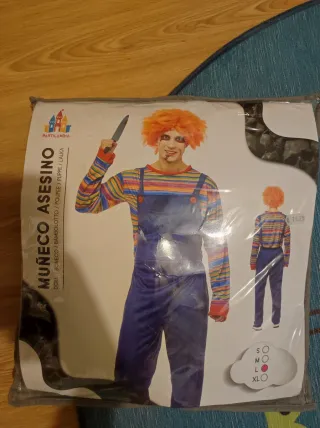 Disfraz Muñeco Diabólico Hombre Talla M