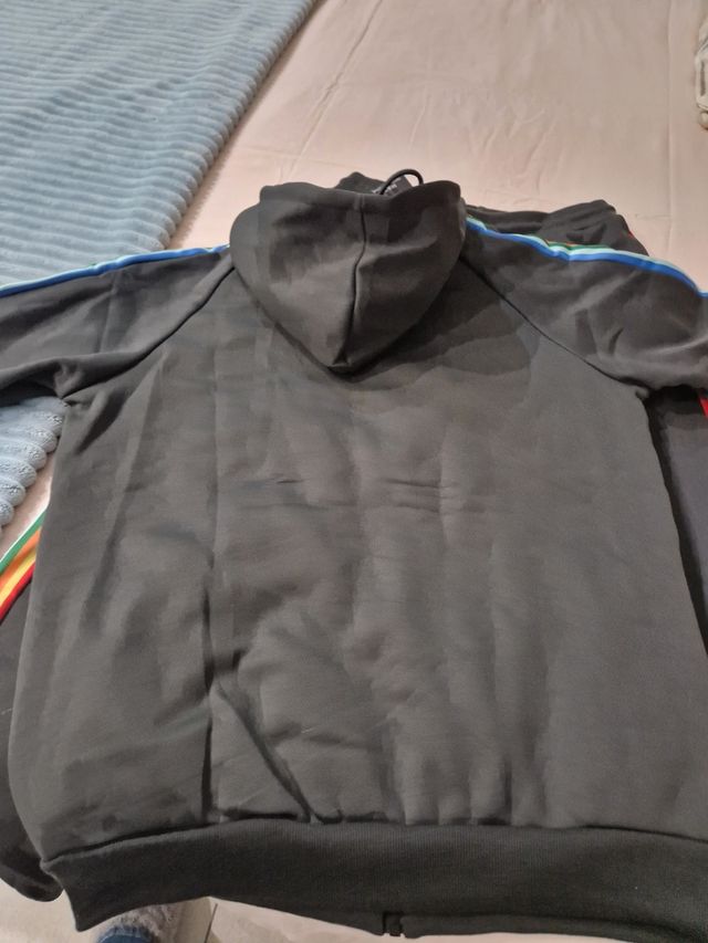 Tuta uomo grigia con interno felpato