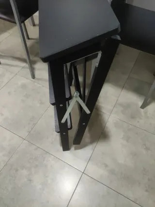 Taburete Escalera Madera , con soporte para colgar