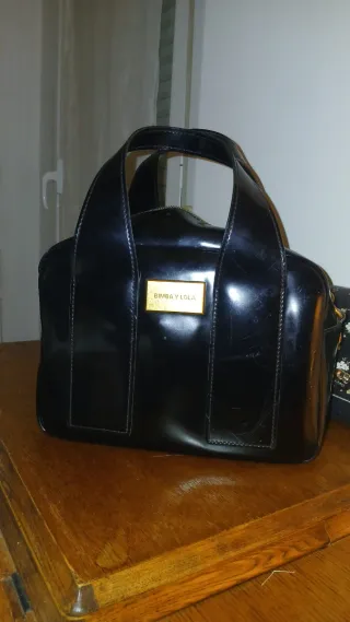 Bolso Bimba y Lola Negro Charol