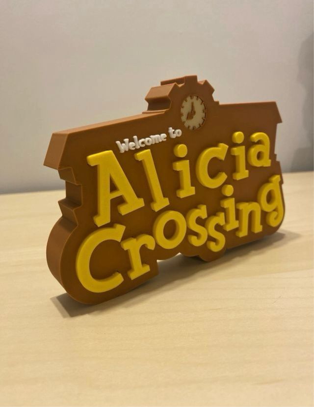 Logo Animal Crossing Nintendo personalizado