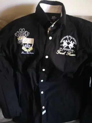Camisa La Martina Negra