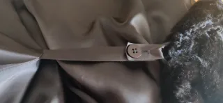 Chaquetón de piel marrón Talla M