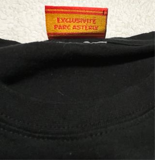 CAMISETA MANGA CORTA NEGRA ASTERIX PARQUE TEMÁTICO