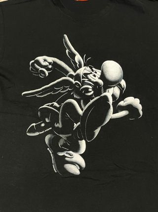 CAMISETA MANGA CORTA NEGRA ASTERIX PARQUE TEMÁTICO