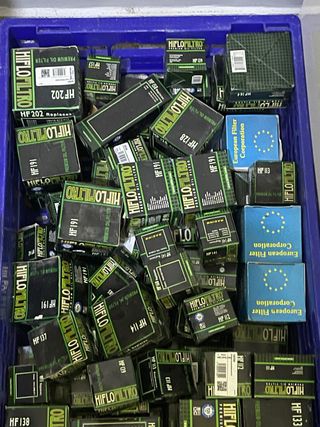 Lote filtros aceite Hiflofiltro Yamaha Kawasaki