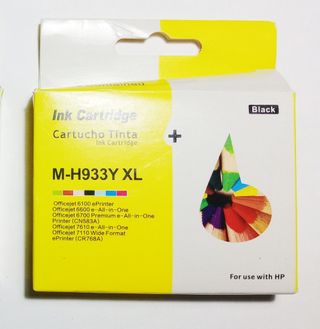 Cartucho de Tinta Compatible Amarillo M-H933Y XL