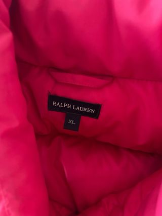 Chaleco Polo Ralph Lauren Rosa Plumas
