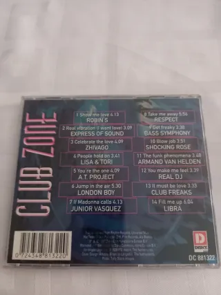 CD Club Zone. 1997 Recopilatorio