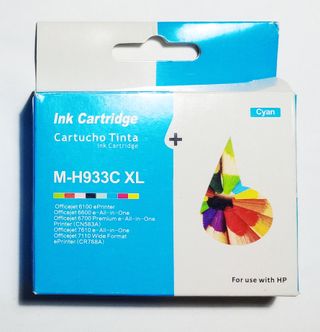Cartucho de Tinta Compatible Cyan M-H933Y XL