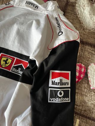 Chaqueta Ferrari Racing Negra Roja Blanca
