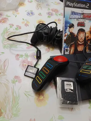 Consola PlayStation 2 + Juego WWE SmackDown