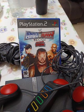 Consola PlayStation 2 + Juego WWE SmackDown