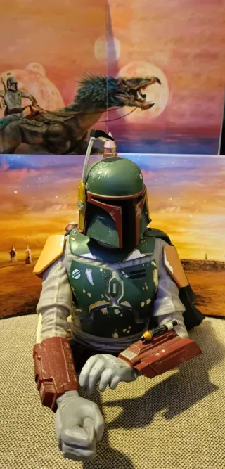Salvadanaio Starwars Boba Fett Vinile Solido 20 cm