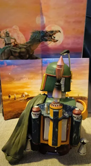 Salvadanaio Starwars Boba Fett Vinile Solido 20 cm