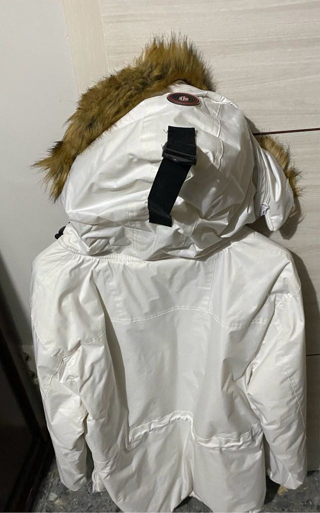 Abrigo Geographical Norway Blanco