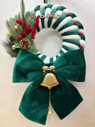 Ghirlanda natalizia rossa