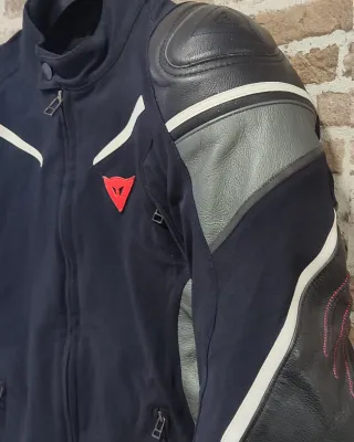 Chaqueta Moto Dainese Street Master Negra/Gris