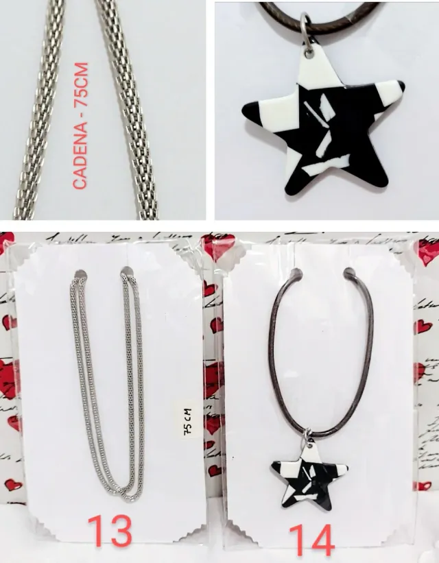 LIQUIDACIÓN 
2 COLLARES O COLGANTES NUEVOS 
POR 8€